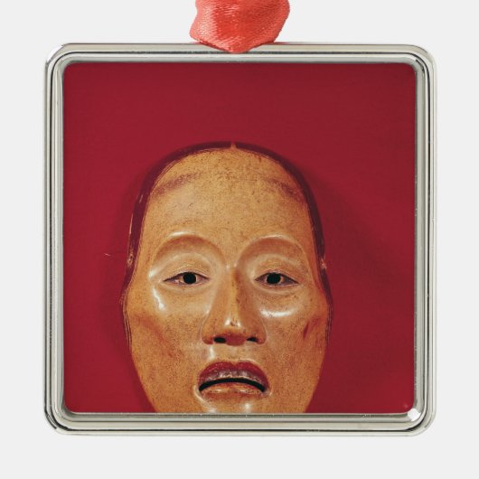 Geen theatermasker metalen ornament (Voorkant)