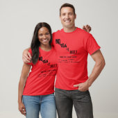 Geen thee 4 ik. t-shirt (Unisex)