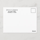 Geen thema, gewoon Briefkaart voor liefdesweddensc (Achterkant)