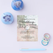 Geen Thema, Gewoon Liefde Budget Foto Bruiloft Fly Flyer (Enkel)