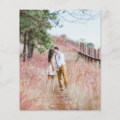 Geen thema, gewoon liefdesbudget foto's bruiloft b flyer (Achterkant)