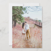 Geen thema, gewoon liefdesfotoweddenschap kaart (Achterkant)