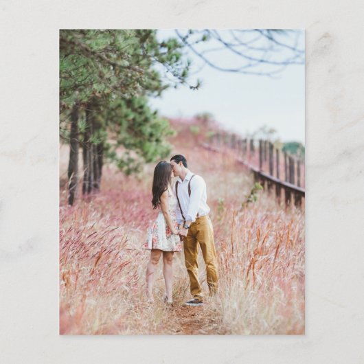 Geen thema, liefdesbudget foto's sparen de datumbr flyer (Achterkant)