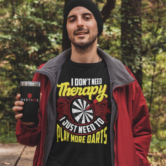 Geen therapie Gewoon meer darts - Grappige Dart T-shirt