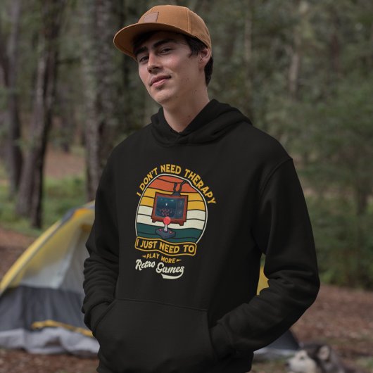 Geen Therapie Gewoon Retro Games - Videospel Hoodie