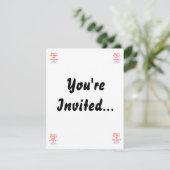 geen thuis kaart (Staand voorkant)