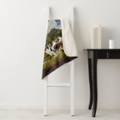 Geen thuis met collies, Sheep Herding, Rustic - Sherpa Deken (In situ)