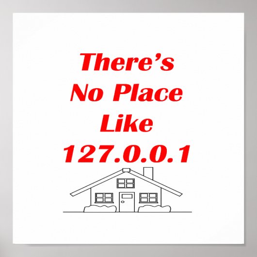 geen thuis poster (Voorkant)