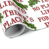 Geen thuis voor de feestdagen cadeaupapier (Rol Hoek)