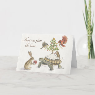 Geen thuis voor de feestdagen. kaart