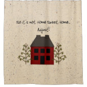 Geen thuisbadjas douchegordijn (Voorkant)