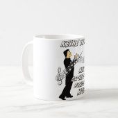 Geen tijd dat mijn orkest me nodig heeft koffiemok (Voorkant links)