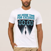 Geen tijd meer voor excuses | Dark Futuristic Urba T-shirt (Voorkant)
