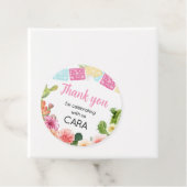 Geen tijd om Siesta Fiesta verjaardagsfeestje rond Bedankjes Labels (In situ)