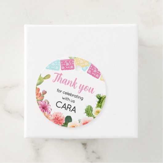 Geen tijd om Siesta Fiesta verjaardagsfeestje rond Bedankjes Labels (In situ)