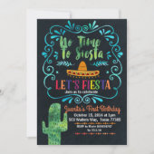 Geen tijd om Siesta verjaardagsuitnodiging schoolb Kaart (Voorkant)