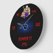 GEEN TIJD OM TE STERVEN GROTE KLOK (Hoek)