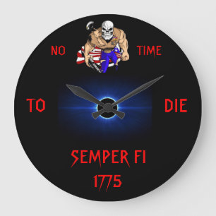 GEEN TIJD OM TE STERVEN GROTE KLOK