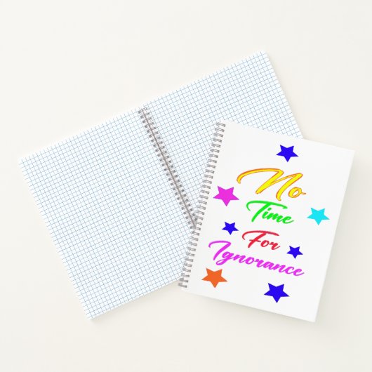 Geen tijd voor onwetendheid notitieboek (Binnen)