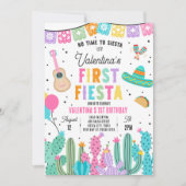 Geen tijd voor Siesta 1e verjaardag Fiesta Party Kaart (Voorkant)