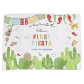 Geen tijd voor siesta fiesta mexican eerste verjaa groot cadeauzakje (Voorkant)