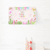 Geen tijd voor siesta fiesta mexican eerste verjaa spandoek (Insitu)