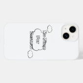 Geen tijd voor verdriet telefoonhoesje Case-Mate iPhone case (Achterkant (horizontaal))