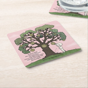 Geen TIJD Zoals het Cadeau Kartonnen Onderzetters