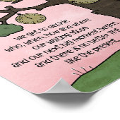 Geen TIJD Zoals het Cadeau Poster (Hoek)