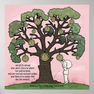 Geen TIJD Zoals het Cadeau Poster