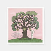 Geen TIJD Zoals het Cadeau Servet (Voorkant)