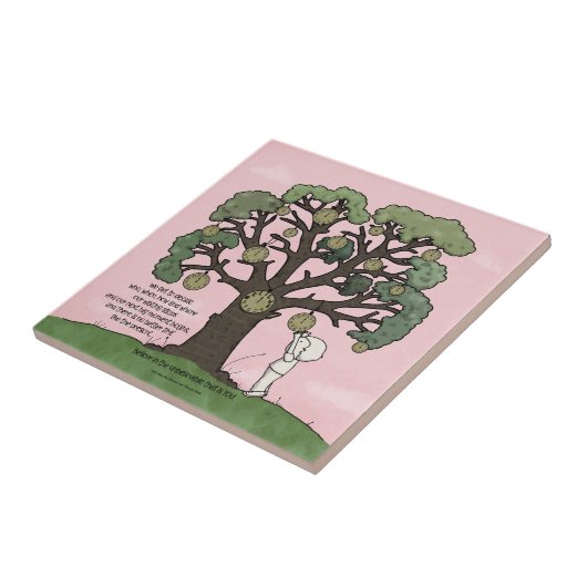 Geen TIJD Zoals het Cadeau Tegeltje (Zijkant)