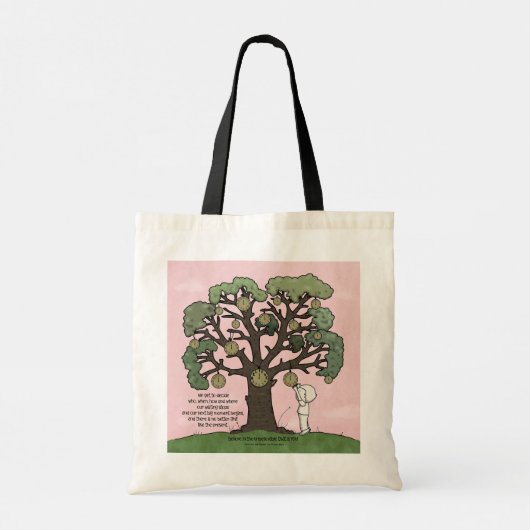Geen TIJD Zoals het Cadeau Tote Bag (Achterkant)