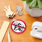 Geen toegestane Sleutelhanger honden