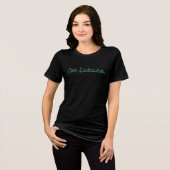Geen toekomst (groen) Tri-Blend shirt (Voorkant volledig)