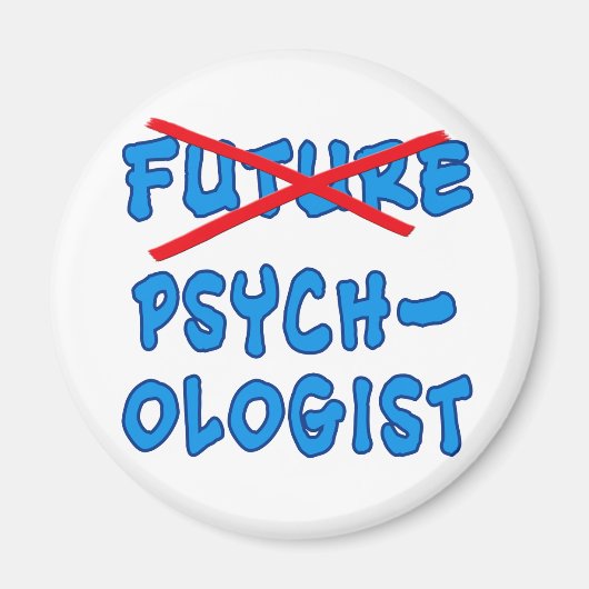 Geen toekomstige psycholoog meer magneet (Voorkant)