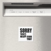 Geen toepassing voor dat magneet (Insitu (Vaatwasser))