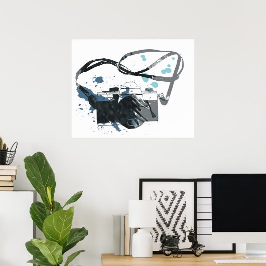 Geen toerist poster (Thuiskantoor)