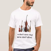 Geen toestemming T-Shirt (Voorkant)