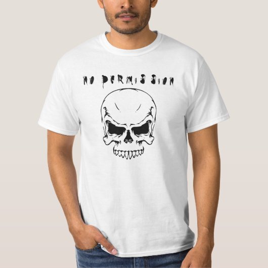 geen toestemming t-shirt (Voorkant)