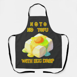 Geen Tofu Met Eierdruppel Schort