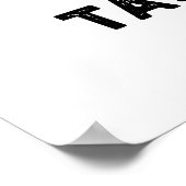 Geen Tofu Puns, het zijn smaakloze grappige voedse Poster (Hoek)