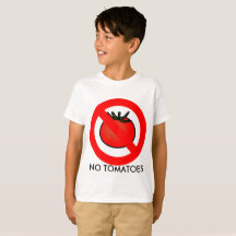 Geen tomaten T-shirt, Kinderen
