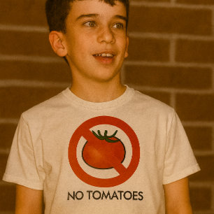 Geen Tomaten T-Shirt, Kinderen T-Shirt