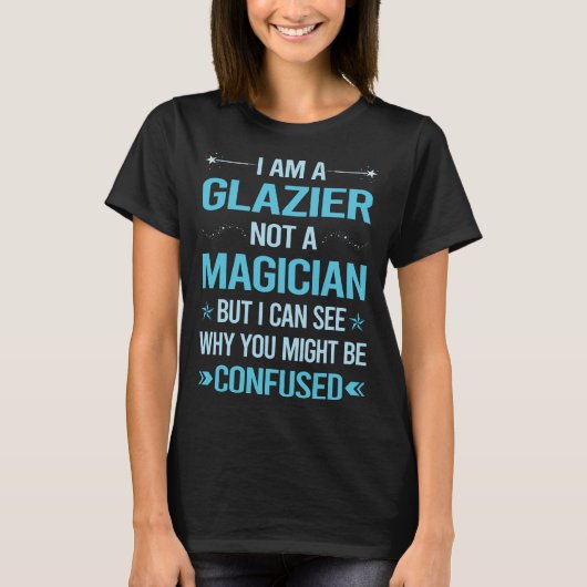 Geen tovenaar - Glazier T-shirt (Voorkant)