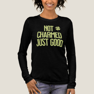 Geen Toverkracht Alleen Goed Shamrock Citaat Tri-Blend Shirt