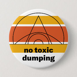 Geen toxische dumpende Button
