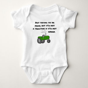 Geen tractor als het niet groen is romper