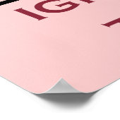 Geen tragisch Poster (Hoek)