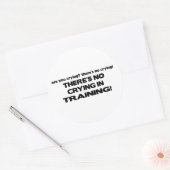 Geen training voor snoeien ronde sticker (Envelop)